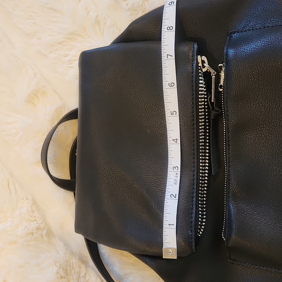 Zara Backpack with Flap Zips Black - Picture 13 of 16